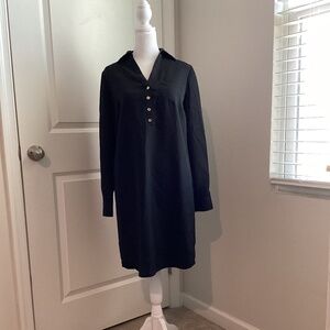 New York & Company Long Sleeve Dress for Women Black Size xs